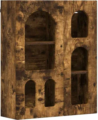 Obrázek produktu pro vidaXL Nástěnná skříňka z kouřového dubu 59 x 20 x 71,5 cm Materiál na bázi dřeva