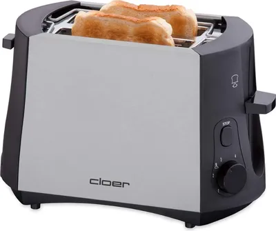 Produktbild von CLOER Toaster 3410 2Scheiben chrom/schwarz