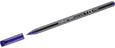 Produktbild von Edding 1200, Violett, Schwarz, Violett, Kunststoff