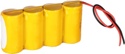Produktbild von Akkupack 4,8V 4,0Ah NiCd F1x4 Notleuchten HT 20cm Kabel F41NICD4000