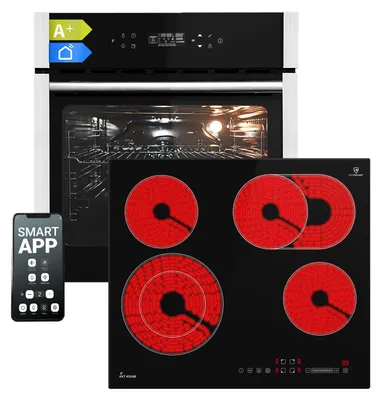 Image de Cuisinière: 60cm Four encastrable EB8313HC + 59cm Plaque Eletrique CH5901RL