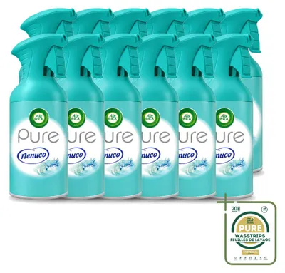 Image de 12 sprays d'ambiance Air Wick Pure Nenuco, 250 ml - Pack économique - 12 pièces