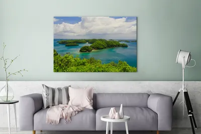 Produktbild von OneMillionCanvasses® - Leinwandbilder - 140x90 cm, Nationalpark auf den Philippinen, Wandbilder Kunstdruck Wanddekoration