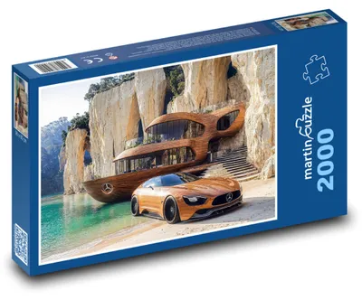 Obrázek produktu pro Puzzle 2000 auto u pláže - martinpuzzle