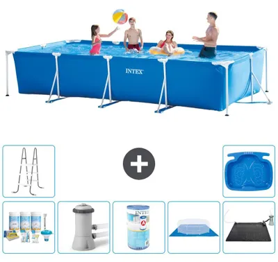 Zdjęcie produktu dla Prostokątny basen stelażowy - 450x220x84 cm - 8 elementów - S40276