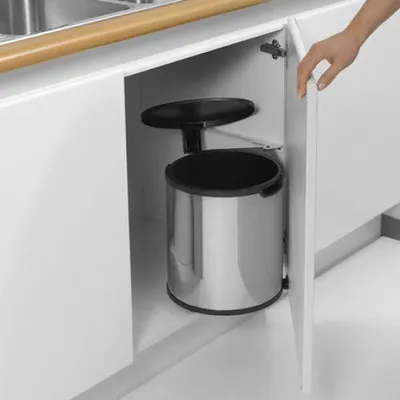 Produktbild von Brabantia Einbaumülleimer 15 L Brilliant Steel