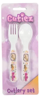 Produktbild von Tiere Cutiez Besteckset - 2-teilig