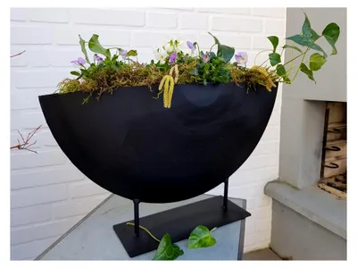 Produktbild von Dekoschale Breite: 59 cm Blumentopf Schale Metallschale Pflanzschale