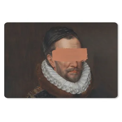 Produktbild von MuchoWow® Mauspad Mousepad Wilhelm von Oranien - Adriaen Thomasz - Gemälde 27x18 cm - Mousepads - Maus Mat - Pad - Mausunterlage - Büroartikel - Desk Matten