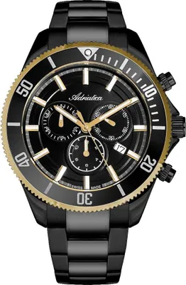 Produktbild von NEUE ORIGINAL ADRIATICA Herrenuhr A1139.B114CHN + graviertes Armband Datum