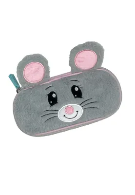 Produktbild von Feder-Mäppchen Kinder für Mädchen Maus Etui Federmappe bambino