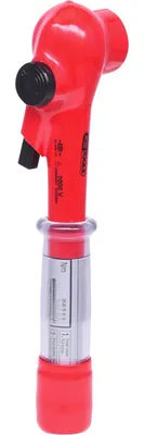 Produktbild von KS TOOLS 117.1301 1/2" Drehmomentschlüssel mit Schutzisolierung und Umschalt-Ratschenkopf, 5-25Nm