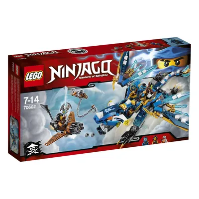 Zdjęcie produktu dla LEGO NINJAGO Jay’s Elemental Dragon, Zestaw do budowania, 7 lat(a), 350 szt.