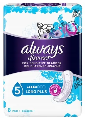 Produktbild von Always Discreet Long Plus, 8 Stück(e)
