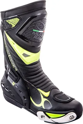Produktbild von MUGENRACE Sphantom 2 Fluo perforierte Motorrad Stiefel, schwarz/neon-gelb, 40