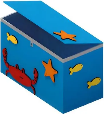 Produktbild von Kinder Schatzkiste Box Spielzeug Aufbewahrung Abenteuerspielplatz Spielecke