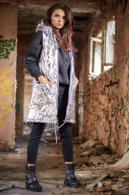 Immagine prodotto di Gilet da donna Awama Elained A332 argento L/XL