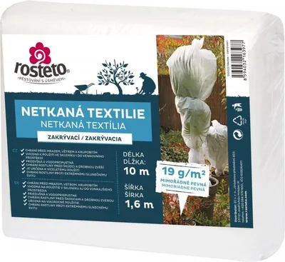 Zdjęcie produktu dla Neotex / włóknina Rosteto - biała 19g szerokość 10 x 1,6 m