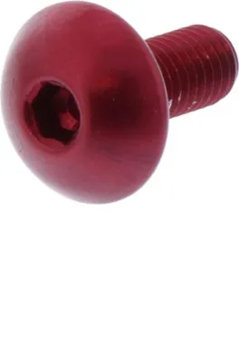 Produktbild von Linsenschraube JMP Bolt M5x0,8mm 12mm Aluminium rot