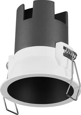 Obrázok produktu pre Zapustené stropné svietidlo OSRAM SPOT TWIST, čierne, 5 W, 400 lm, 830 WT, priemer 70 mm, teplá biela farba svetla, až 90 % úspora energie v porovnaní s halogénovými stropnými svietidlami, jednoduchá inštalácia, 3000K