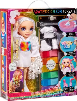 Obrázok produktu pre Rainbow High WaterColor & Create Dolls- Purple Eyes, Modelka, Žena, 4 rok / roky, Rôzne farby