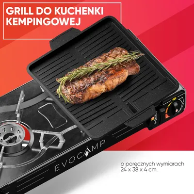 Zdjęcie produktu dla Płyta grillowa do kuchenki gazowej, nieprzywierająca patelnia grillowa do kuchenki kempingowej, mata do grilla, płyta do grilla gazowego, akcesoria do grilla, tacka do grilla, przystawka do grilla