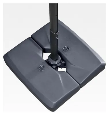 Produktbild von Sonnenschirmständer GYBS100, Ampelschirmständer, Schirmständer für Sonnenschirme mit strapazierfähigem Gewebe, befüllbar mit Wasser oder Sand bis 100 kg, Anthrazit