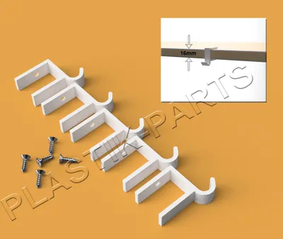 Immagine prodotto di Ganci per asciugamani Set di 5 porta asciugamani per ripiano da 16 mm Ganci per asciugamani