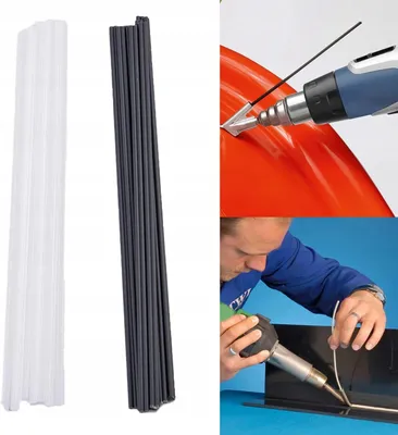 Produktbild von Schweißdrähte für Kunststoffe 20 Stück PP/PVC/PE Schwarz/Weiß
