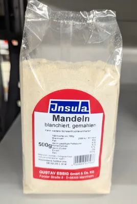 Produktbild von Insula Mandeln Gemahlen 500g