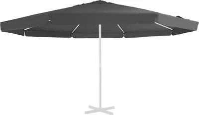 Produktbild von vidaXL Ersatzbezug für Sonnenschirm Anthrazit 515 cm