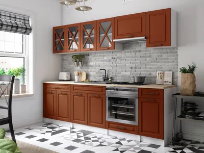 Obrázek produktu pro Kuchyňská linka GERTRID 260cm - Brick