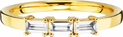 Produktbild von cai Ring 925/- Sterling Silber gelb 056 (17,8) Weißtopas weiß 132270829