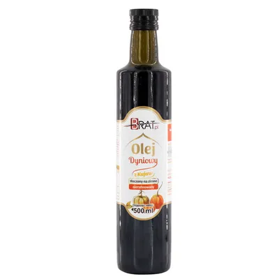 Zdjęcie produktu dla Olej z pestek dyni 500 ml - Brat.pl