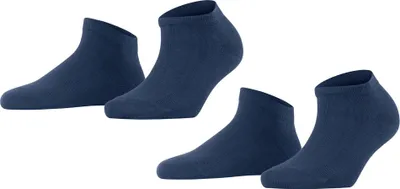 Produktbild von 2er Pack FALKE Happy Sneakersocken Damen royal blue 35-38
