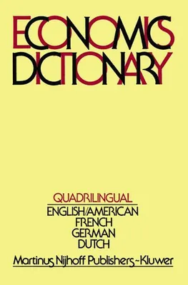Zdjęcie produktu dla Quadrilingual Economics Dictionary