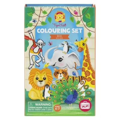 Obrázok produktu pre Tiger Tribe TT0294, 36 strany, Zvýrazňovač v balení, Vrátane nálepky, Omaľovánka