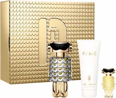 Image de Paco Rabanne Fame Eau De Parfum Vaporisateur 80ml Set 3 Pieces