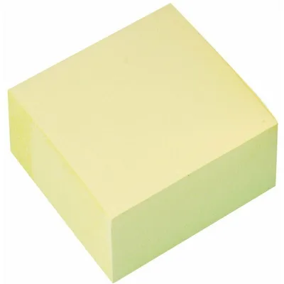 Produktbild von Q-CONNECT KF01346, Rechteck, Gelb, 76 mm, 76 mm, 146 g, 400 Blätter