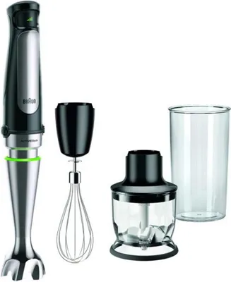 Produktbild von BRAUN MQ 7025X Multi Quick 7 Stabmixer Set Edelstahl/schwarz   NEU!!!