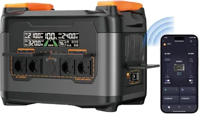 Produktbild von Stromerzeuger 2400W (4500W Spitze) Tragbare Powerstation,2048Wh LiFePO4-Akku
