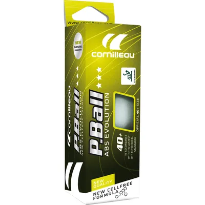 Zdjęcie produktu dla Piłeczki do tenisa stołowego Cornilleau P-ball *** białe 3 szt.