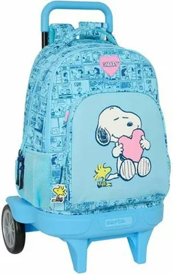 Obrázek produktu pro Školní batoh Snoopy Love Blue 33 x 45 x 22 cm