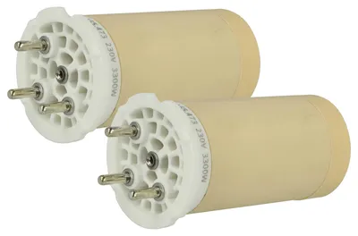 Produktbild von vhbw 2x Heizelement kompatibel mit Leister UNIPLAN 500, 300 Heißluftschweißpistole - 3300 W, Keramik Heizkern, 4,45 x 5,1 cm