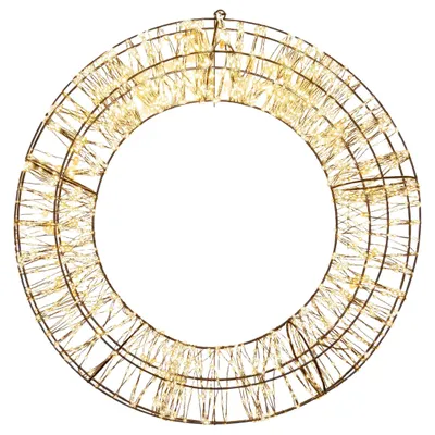 Produktbild von Anna's Collection Kranz Weihnachten für Innen Außen 58cm 1800 LED Luxury Color Dimmer