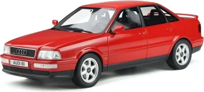 Produktbild von Audi 80 quattro Competition 1994 laser rot Modellauto 1:18 Ottomobile