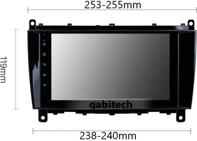 Produktbild von für Mercedes Benz CLK Class W209  CLK 350 Coupe CLK 55 Ab 2000. 8 zoll android Autoradio GPS Navi Drahtlos Apple Carplay Und Android Auto