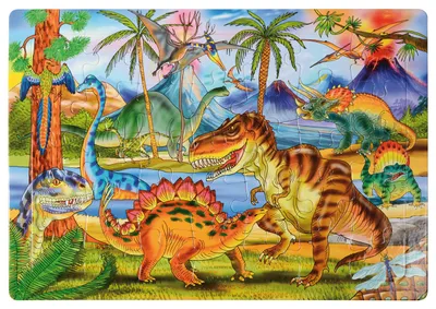 Immagine prodotto di EDUPLAY 120888 Puzzle di dinosauri