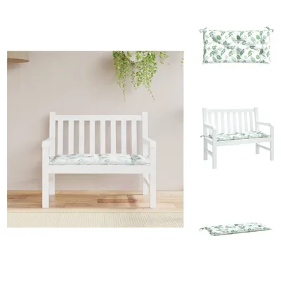 Image de vidaXL Coussin de banc de jardin 110x50x7 cm Tissu - coussin de siège