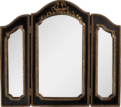 Zdjęcie produktu dla Clayre & Eef Lustro 38x2x34 cm czarny plastik